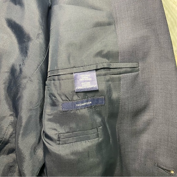 J.Crew Factory Men’s Navy Wool Thompson Blazer Size 36S Two Button Suit Jacket - Picture 8 of 11